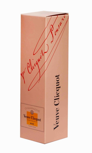 Caja Vacía De Colección De Champagne Veuve Clicquot Rose