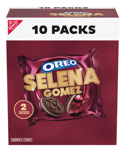 Galletas Oreo Selena Gomez Edicion Limitada 10 Pack