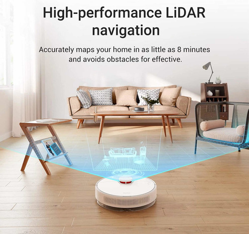 Dreametech Robot Aspirador Y Fregona D10 Plus Con Base
