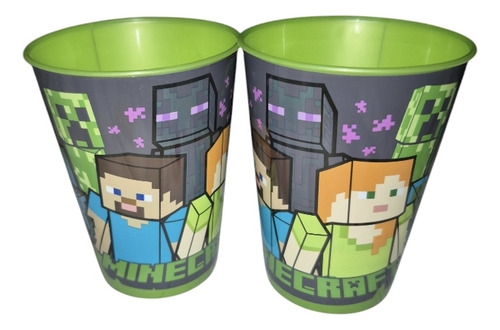 2vasos Infantiles Animados Libre De Bpa Diseño A Eleccion .
