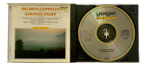 Léo Delibes Charles Gounod The Budapest Faust 1989 Usa Cd Estándar (Usado)