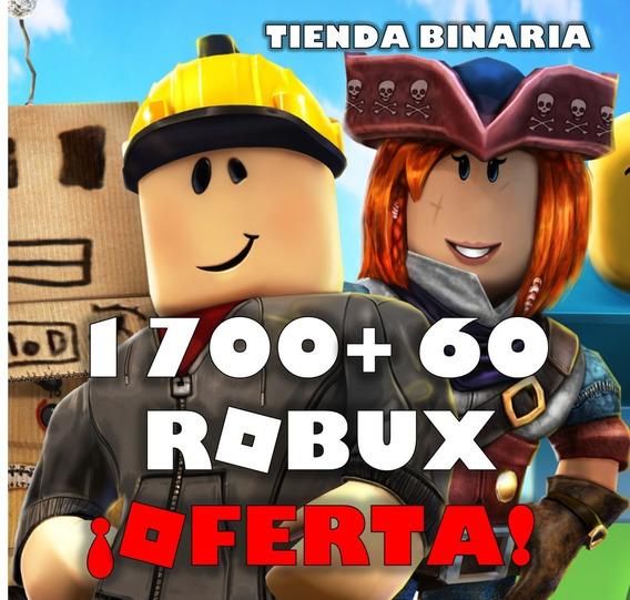 Roblox Codes En Mercado Libre Mexico - robux 1700 roblox pc xbox reputación en verde