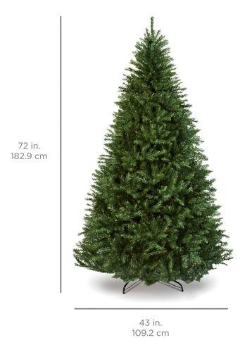 Árbol De Navidad De Abeto Douglas Con Bisagras 6 Ft
