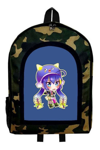 Mochila Camuflada Hatsune Miku Modelo 13