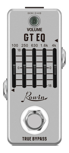 Pedal Ecualizador De Guitarra Rowin Lef-317a, Ecualizador Pa