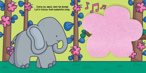 Book : Peek And Seek - In The Wild - Childrens Sensory Touc
