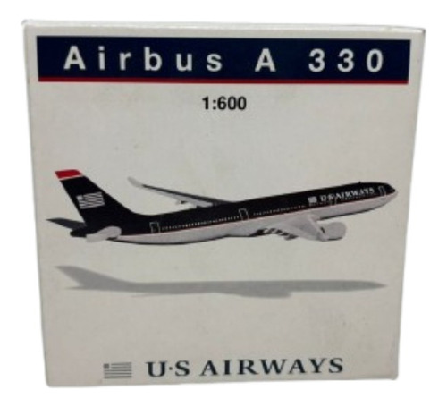 Avion Airbus A330 Us Airways 1/600 Schabak Negro (Usado)