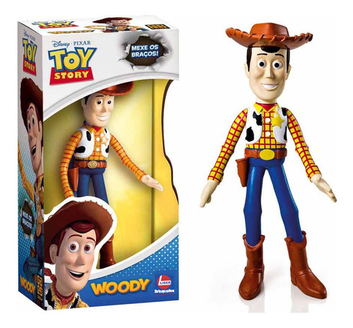 Boneco De Vinil Woody Toy Story 18cm Da Lider 2588