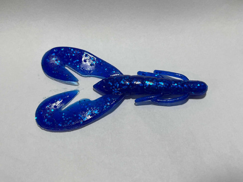 Señuelos De Pesca Silicon 10cm Azul