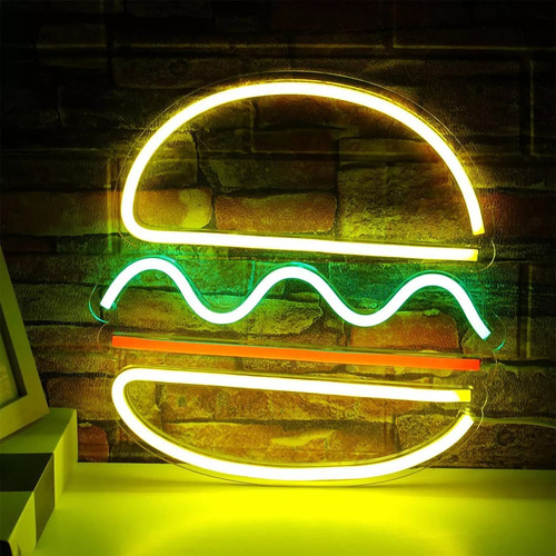 Led De Neón Para Hamburguesas
