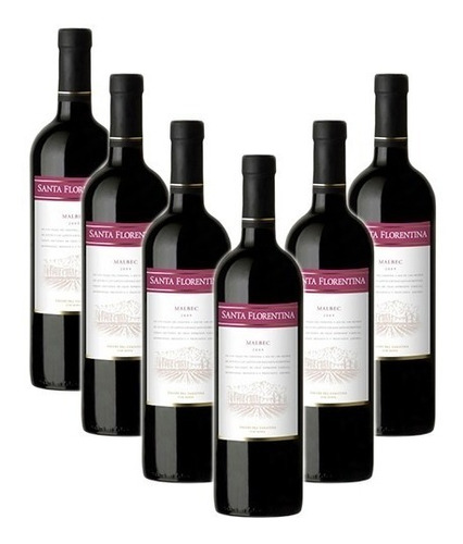 Vino Santa Florentina Malbec Syrah Caja X6 X750cc + Regalo