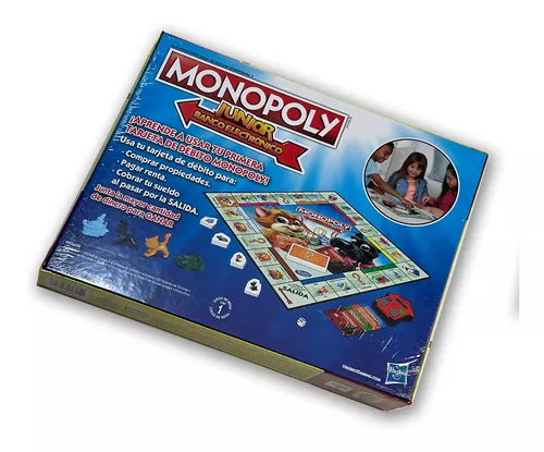 Jogo de Tabuleiro MONOPOLY Junior (Idade Mínima Recomendada: 4