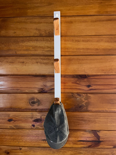 Perchero De Pared De Madera Paraíso Vertical Marrón Claro