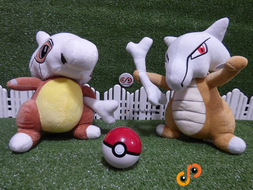 Cubone Y Marowak Peluches Pokémon 28cm