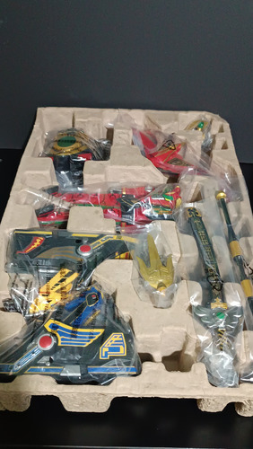 Power Rangers Legacy Thunder Megazord Y Tigerzord (Usado)
