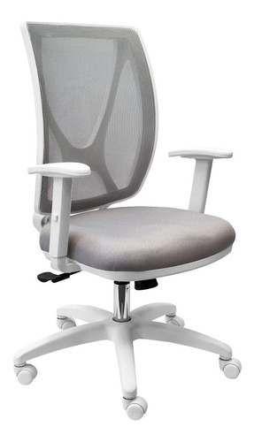 Silla Oficina Giratoria Diseño Alma Blanca Ergonomica Rossi