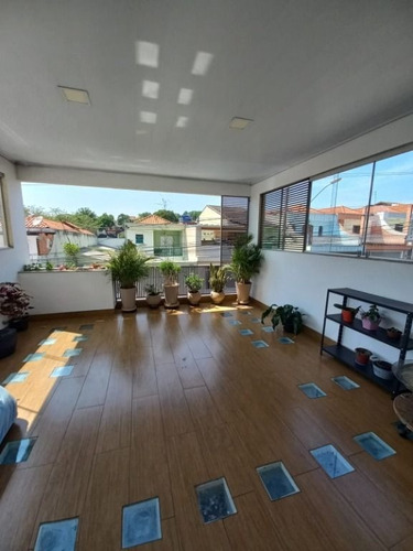 Imagem 4 de 30 de Sobrado + Edícula Total 03 Quartos, 02 Salas, 02 Cozinhas, Espaço Gourmet, 02 Vagas Cobertas À Venda, 169 M² - Vila Camilópolis - Santo André/sp - So0470