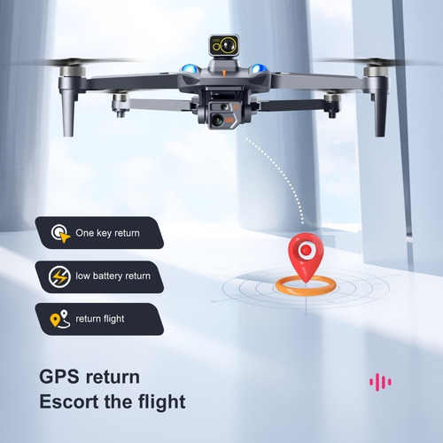 Imagen 5 de 10 de Dron K911 Max Gps 8k Con Cámara Dual Hd Profesional