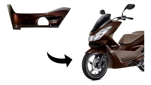 Carenagem Tampa Lateral Assoalho Piso Pcx 150 Marrom 2022 Le