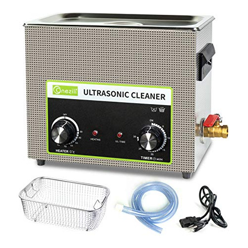 Limpiador Ultrasónico De 6l, 180w, Máquina De Limpiez...