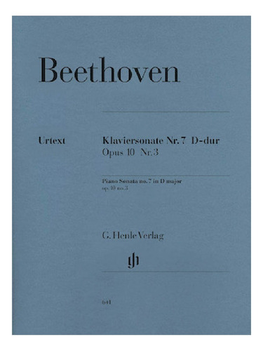 L.v. Beethoven: Piano Sonata No. 7 In D Major Op.10 No.3.