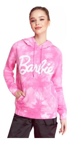 Sudadera Barbie Pink Capucha Tye Dye