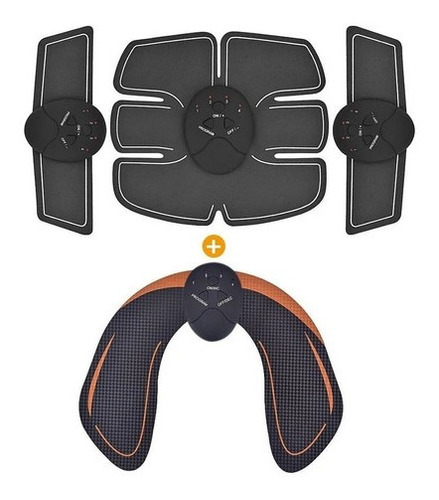 Tónico Muscular Eléctrico Para Abdominales Ems + Glúteos Y G