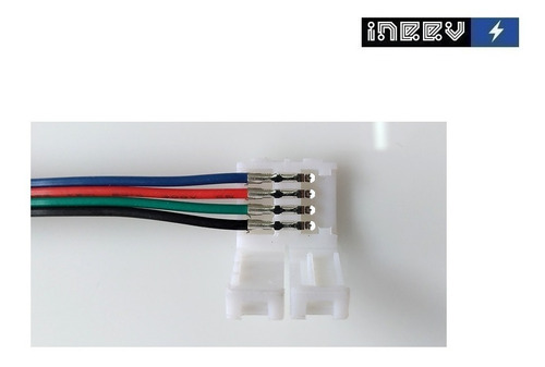 Union Con Cable Para Tira Cinta Led Rgb 5050 4 Pines
