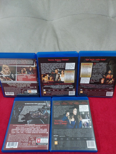 Blu-ray Pânico Coleção Completa 5 Filmes Originais Novinhos