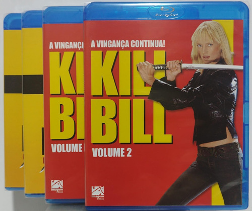 Blu-ray Kill Bill Volume 1 & 2 Original Novo Lacrado Raro !!