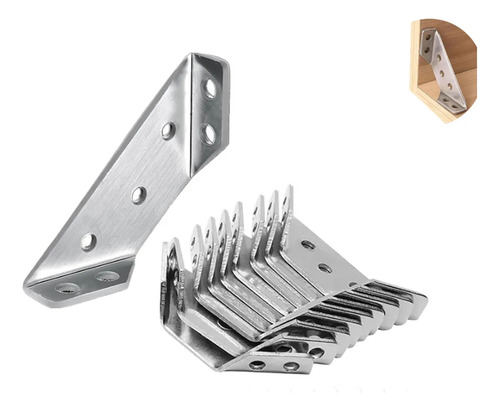 Kit De Conectores De Esquina De Madera De Acero Inoxidable,