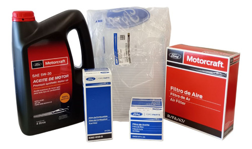 Kit Aceite Y 4 Filtros Ford Kit/sm/05