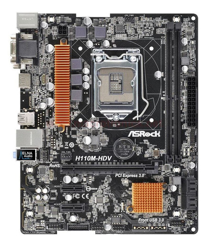 Motherboard Asrock S1151 H110m-hdv Hdmi Ddr4