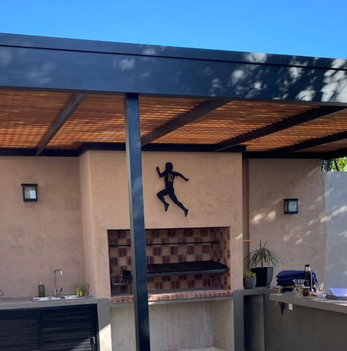 Pergolas Con Madera Y Chapa Antigranizo X M2