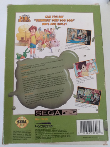The Adventures Of Willy Beamish Original Americano | Sega Cd (Usado)