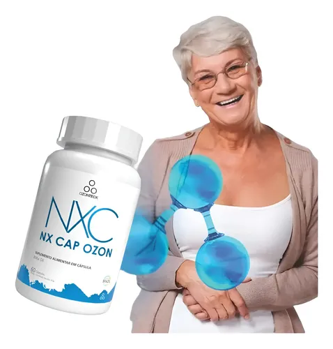 Nx Cap Ozonteck - Blend Óleos Ozonizados 60 Cápsulas | Frete grátis