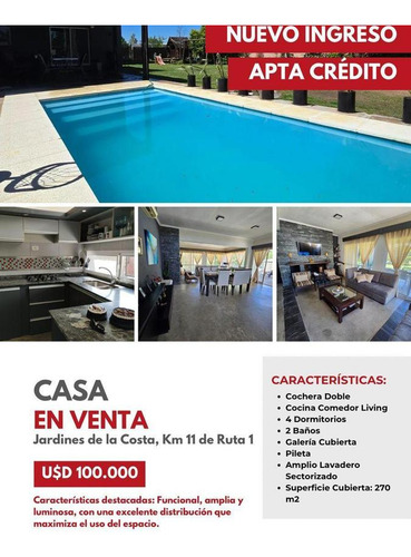 Hermosa Casa, Ruta 1 Km 11 / Casa Apta Crédito ¡no Pierdas Esta Oportunidad!