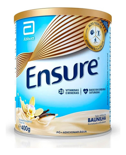 Suplemento Ensure Po Sabor Baunilha 400g