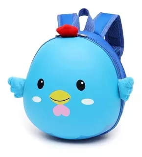 Mochila Animalito Huevito Kawaii Lonchera Kinder Viaje