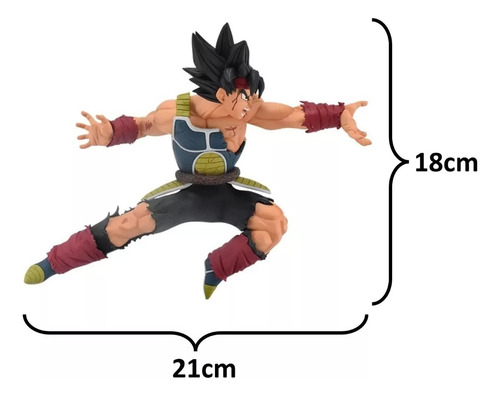 Son Goku Toyotarou / Bardock Bandana Con Caja 18 Cms