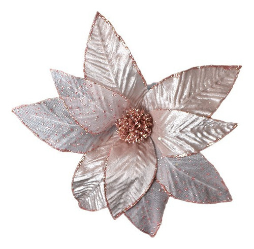 Poinsetia Decorativa Rosa 30cm
