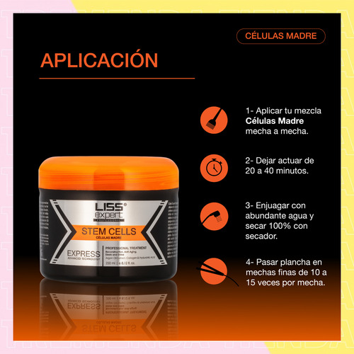 Alisado Liss Expert 250gr + Shampoo + Mascara + Aceite Argán
