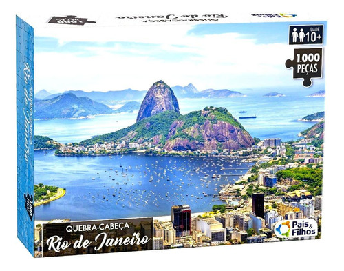 Quebra-cabeça Rio De Janeiro Brasil Com 1000 Peças