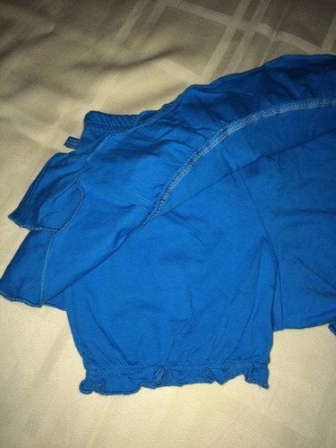 Imagen 3 de 6 de Falda Children Place Con Short Azul 6 - 9 Meses