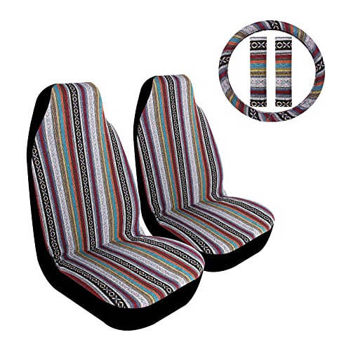 Juego Completo De 5 Fundas De Asiento Delanteras Baja, ...