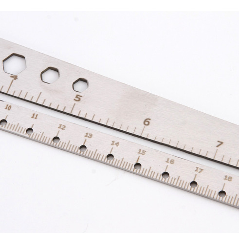 26,3 Cm - Gran Brújula Con Forma De Regla Multifunción De Ac