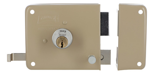 Phillips, Cerradura Sobreponer 715 Alfa Derecha Beige