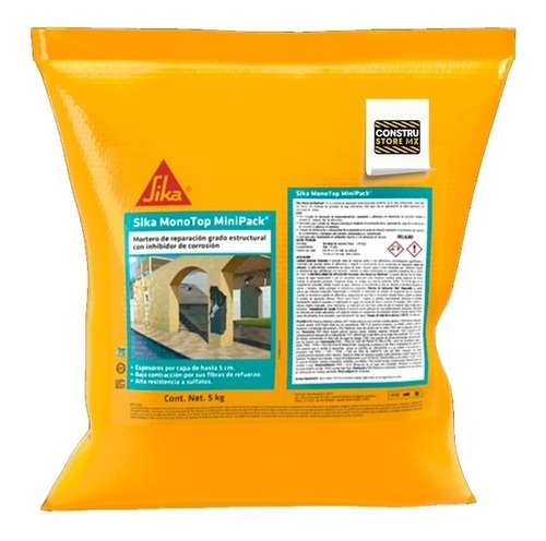 Sika Monotop 412 Reparador Estructural Inhibe Corrosión 5 Kg