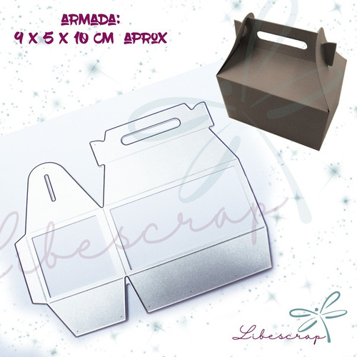 Suaje O Troquel Caja Lonchera Mini Para Sizzix Box Lunch