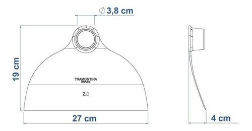 Enxada Larga Construção 2.0 Sem Cabo Tramontina